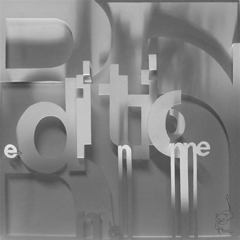 Typographie plastique – Chac