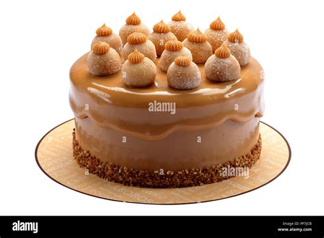 covered cake milk sweet stock photo alamy