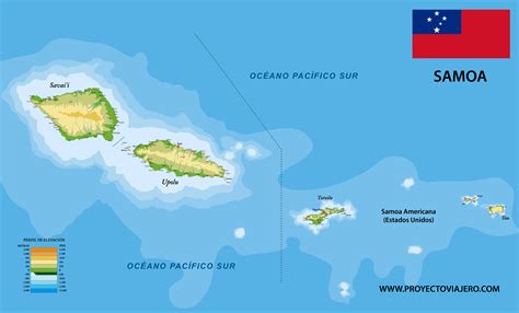 Mapas de Samoa Americana