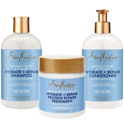 Shea Moisture Manuka Honey & Yogurt Hydrate + Repair Set, Shampoo