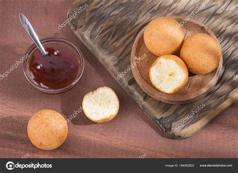 Traditional Colombian bunuelo - Deep Fried Cheese Bread Stock Photo by ...