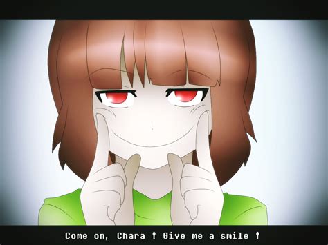 Come on, Chara ! Give me a smile ! by Ilikepony on DeviantArt