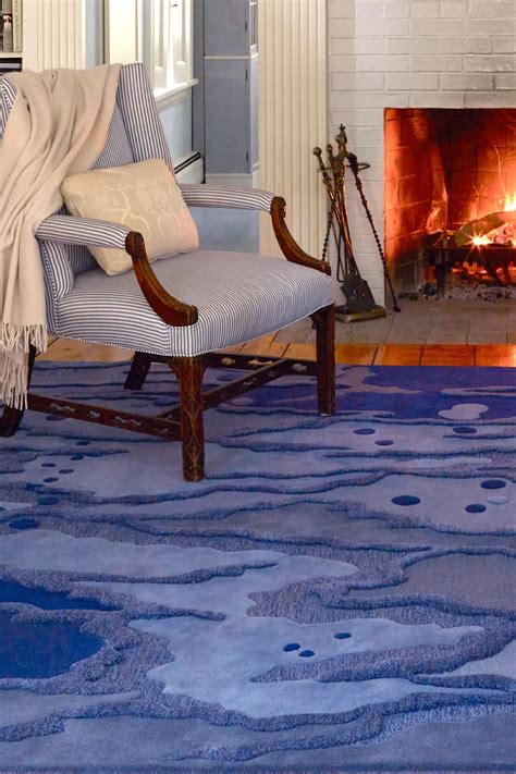 Ocean Area Rug - angela adams - Designer Luxury Handmade Rugs