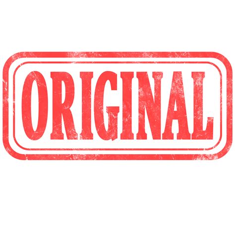 original red ink stamp  png