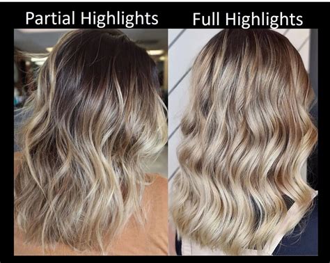 partial  full highlights partial blonde highlights redken hair