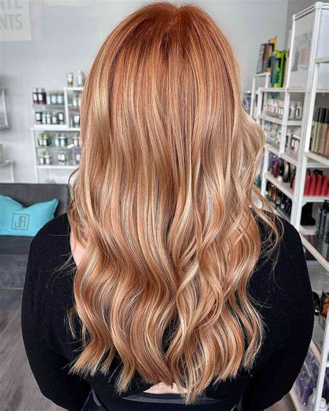 16 Sweetest Strawberry Blonde Balayage Hair Color Ideas