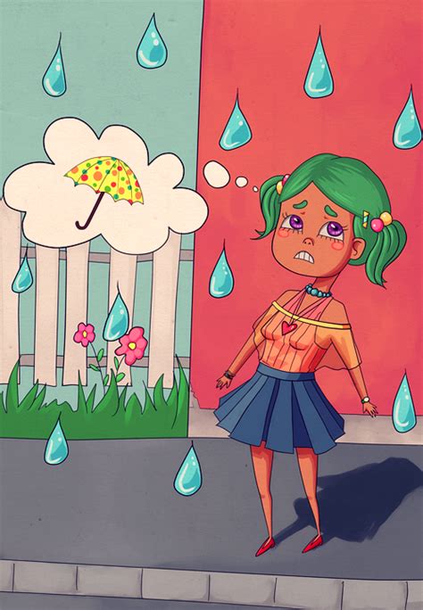 I forgot my umbrella! by aliccce92 on DeviantArt