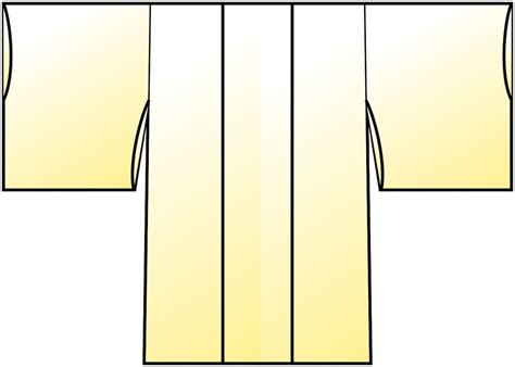 haori diy base japanese template pattern blueprint  vector printable