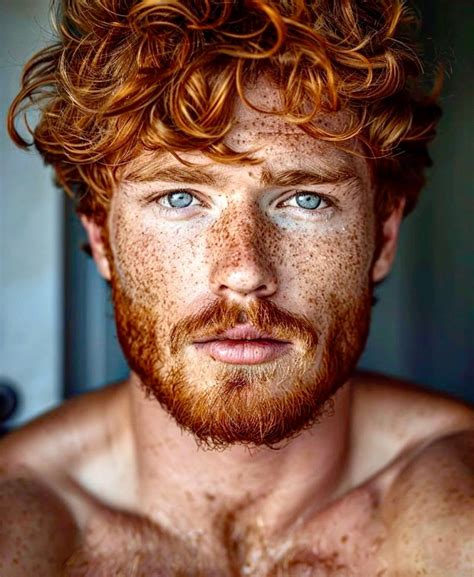 Muscular Red Head Male