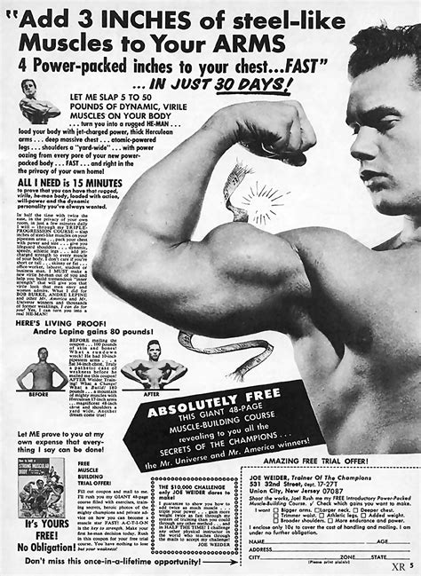 1967 ... steel-like Muscles! | Vintage muscle men, Bodybuilding ...