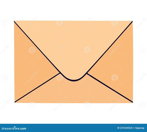 icono de sobre lindo ilustracion del vector ilustracion de correo