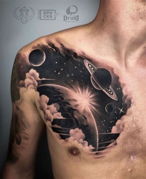 120 cool space tattoo ideas galaxy universe tattoo designs – Artofit