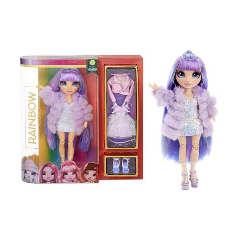 Buy Rainbow High Violet Willow - Purple Clothes Fashion Doll with 2