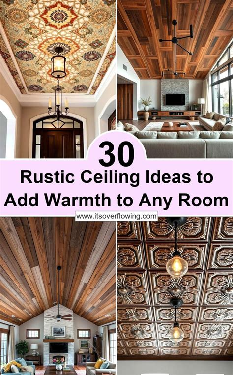 rustic ceiling ideas  add warmth   room