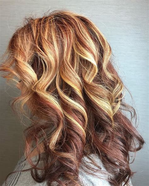 How To Rock Blonde Hair With Red Highlights And Lowlights This Season 9