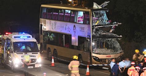 Hong Kong bus crash kills 6, injures more than 30 others