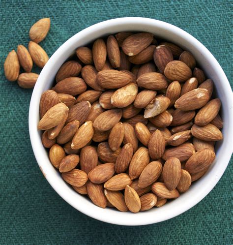 roasted almonds high  fiber  tammy pough blog