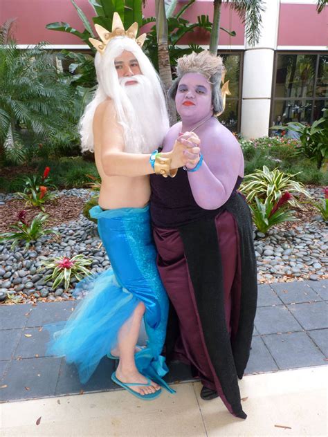 Ursula and King Triton -Crack Pairing- by stormymoorecosplay on DeviantArt