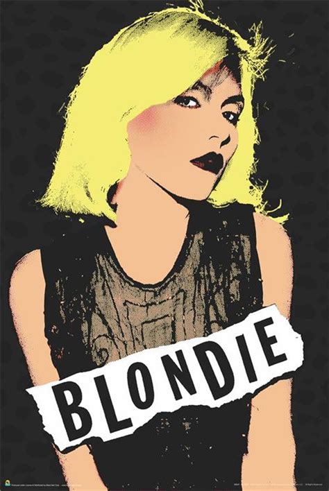 Blondie Pop Art Poster 24-by-36 Inches