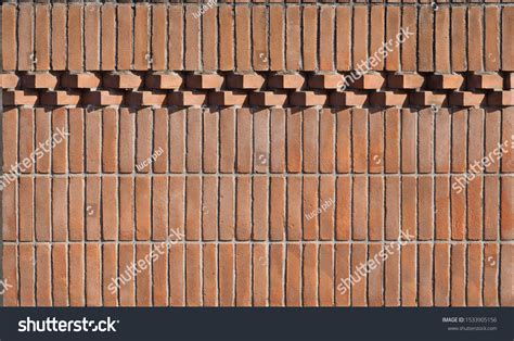 brick wall vertical bricks  row stock photo  shutterstock