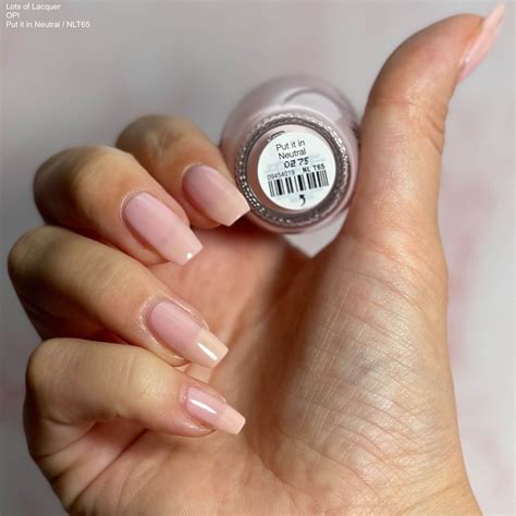 opi put   neutral  baby   vow lots  lacquer