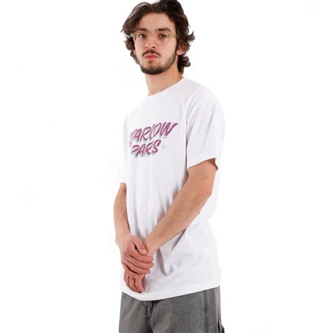 x With Vivid Color Deck Tee White Magenta | Starcowparis