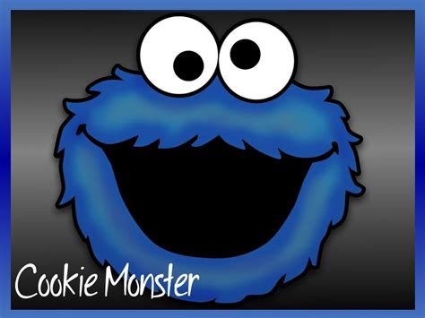Cookie Monster Face Wallpaper