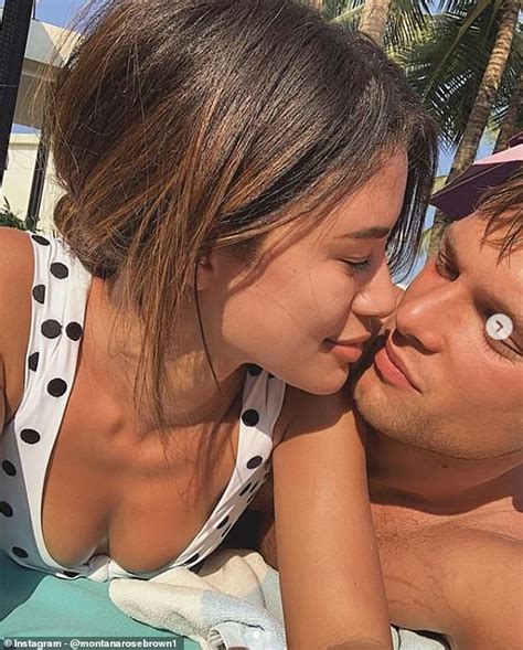 Love Island's Montana Brown puts on a brave face as she's seen for