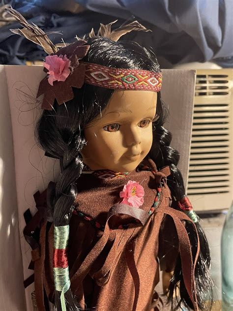 Vintage Indian Ashley Belle Limited Edition Porcelain Doll 862/1000