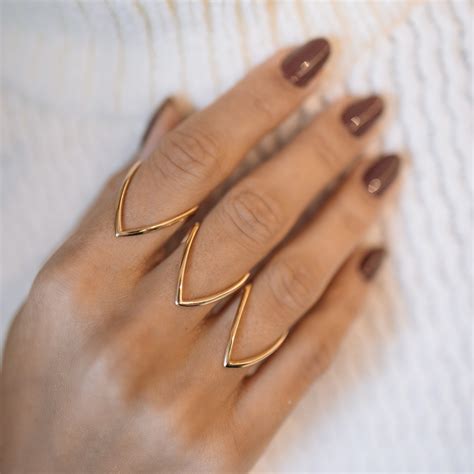 Anel Boca De Tubarão - Anel Boca de Tubarão Banhado a Ouro 18K | Top Store Joias