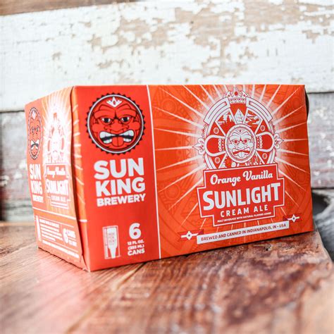 sun king orange vanilla sunlight cream ale  fl oz pk cans