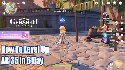 genshin impact   level  ar    day newbie guide fp