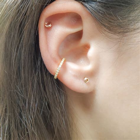 Rose Gold Ear Cuff-cz Ear Cuff-rose Gold Ear Cuff Earring-rose - Etsy