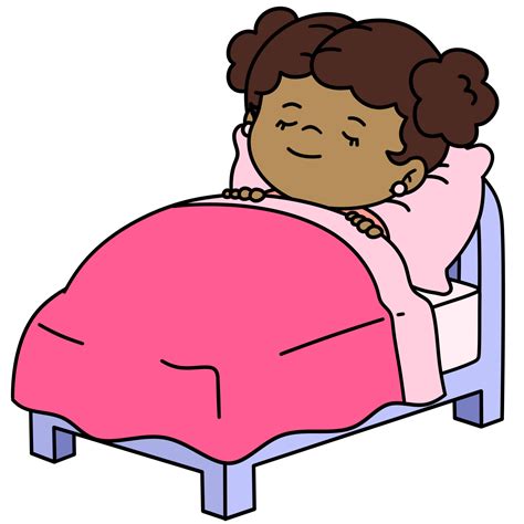 Download Cartoon Kid Sleeping Girl Clip Art for free | Cartoon kids