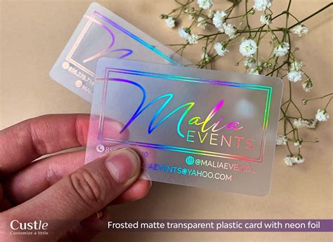 Plastic Credit Card Style Business Cards