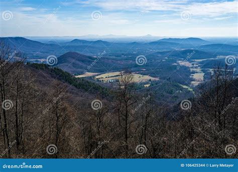 View of the North Carolina Piedmont Stock Photo - Image of clouds ...