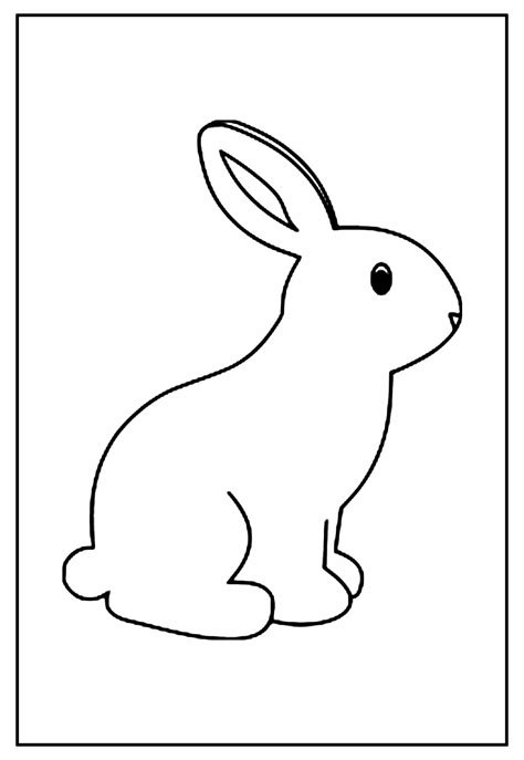 Desenho De Coelho Para Imprimir - 9