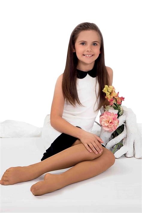 Aquilone Young Girls Vanity Sheer Nude Tights – Italian Tights