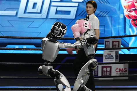 China hosts world's first mechanical mixed martial arts tournament