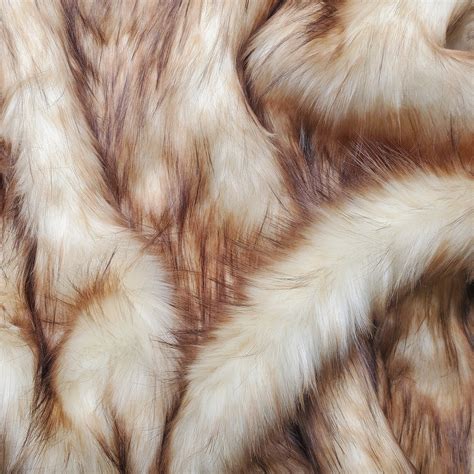 Vanilla Fake Fur Faux Fur Fabric by the Metre / Yard (2022 LOT ...