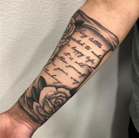 125 Scroll Tattoo Ideas That Are Eye-Catching - Wild Tattoo Art