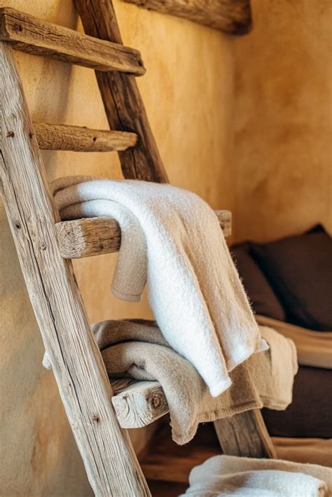 16 Blanket Ladder Ideas for Functional Style - Shower Redefined