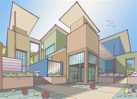 2 Point Perspective Drawing | how to Draw buildings 100611 two point ...