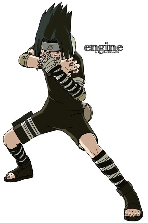 Sasuke Black Outfit Wallpaper