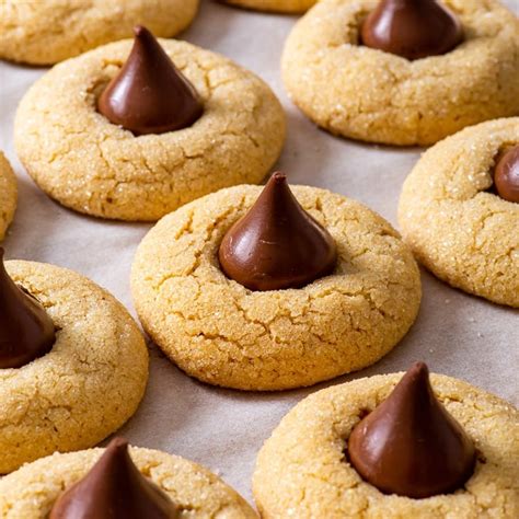 Gluten Free Peanut Butter Blossom Cookies - The Loopy Whisk