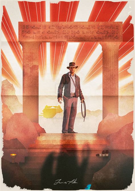 Indiana Jones Poster by JAllen-Art-Design on DeviantArt