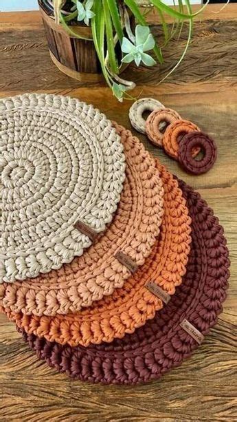 creative crochet coaster patterns   home decor artofit