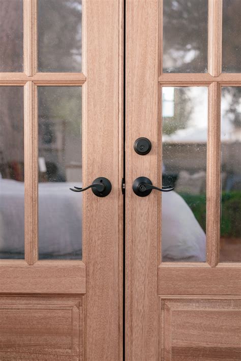 Exterior Wooden Double Doors