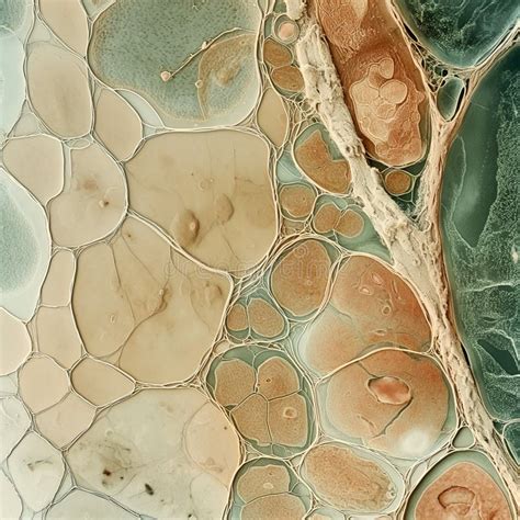 human skin cells   microscope stock photo image  microscopic