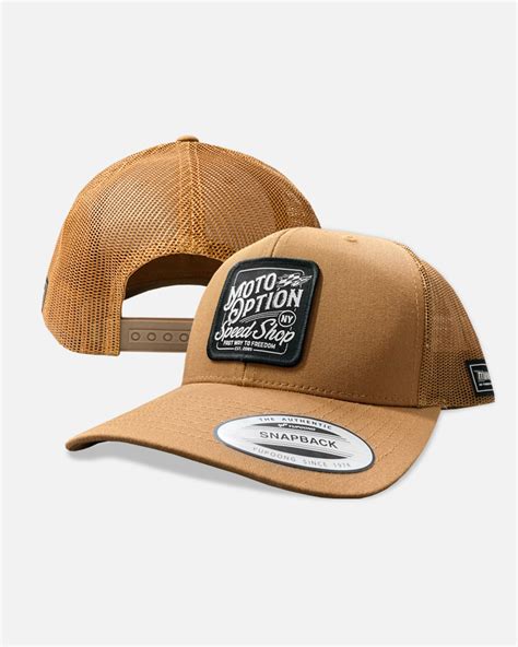 fast   freedom hat caramel motooption